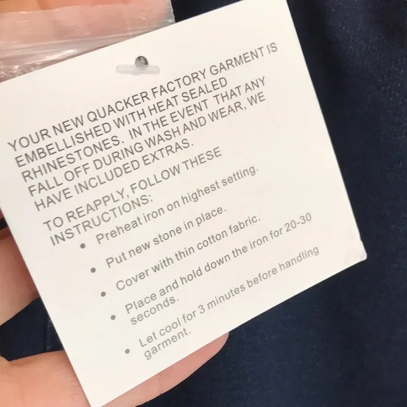 Premium Denim Crop Jeans NWT! Quacker Factory “Dream Jeannes” Size S - Picture 6 of 12